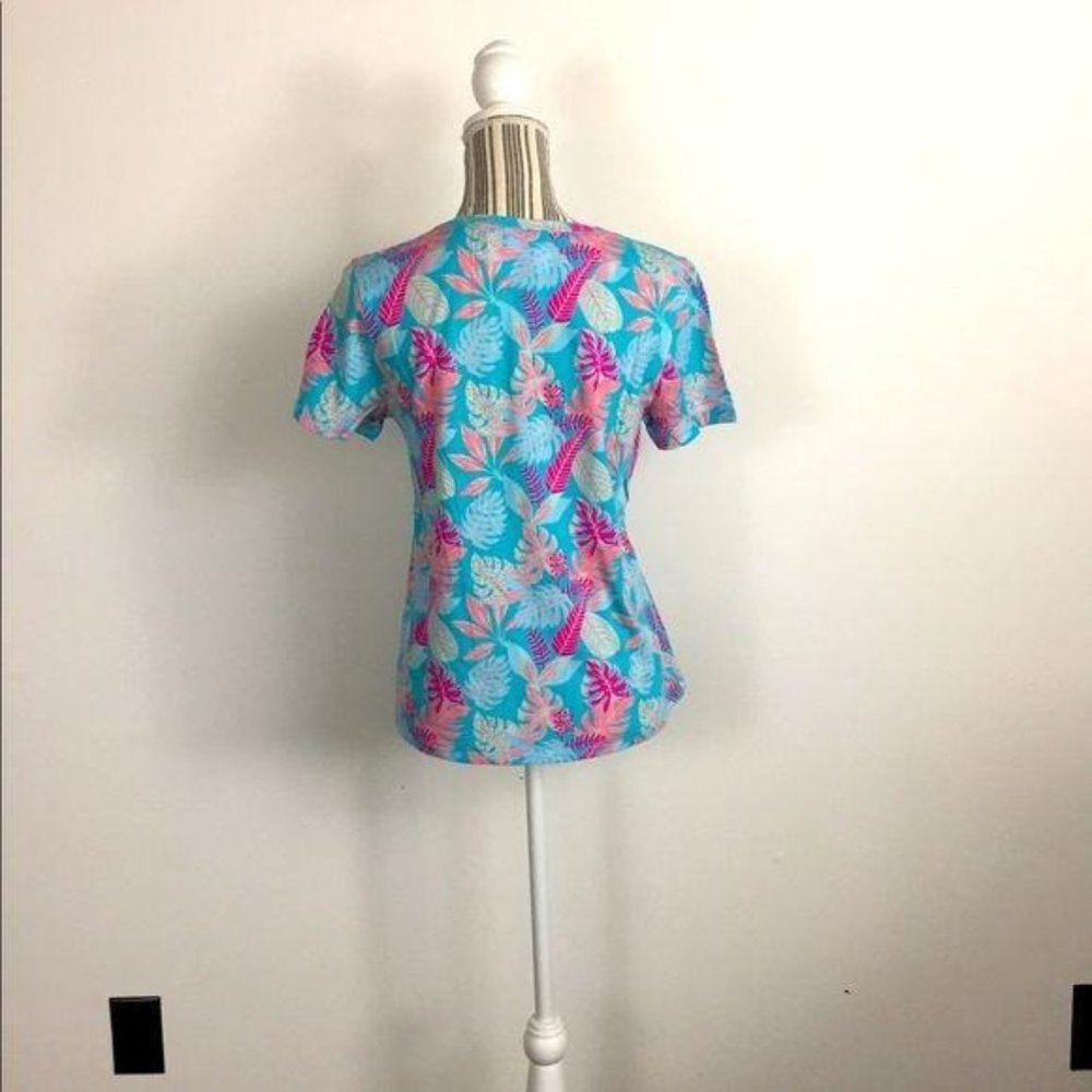 NWT Fresh Produce Sz Medium floral print T-shirt - Picture 3 of 9